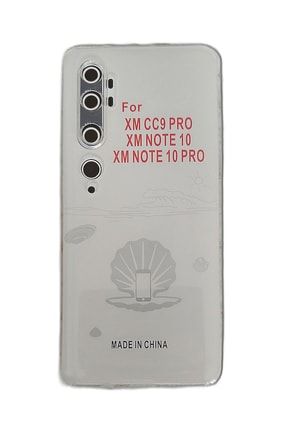 Xiaomi Mi Note 10 Kamera Korumalı Tıpalı Şeffaf Silikon Kılıf Kapak 435ty5hwybryr