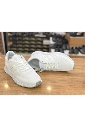 T 31220 Erkek Yürüyüş Koşu Spor Ayakkabı Beyaz TYC00454710278