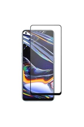 Realme 7 Uyumlu Ekran Koruyucu, Kenarları Siyah Kırılmaya Extra Dayanıklıdır. 5D-MAX-PROTECT-03