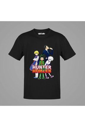 Hunter X Hunter Artwork Siyah Unisex Tişört 203200012