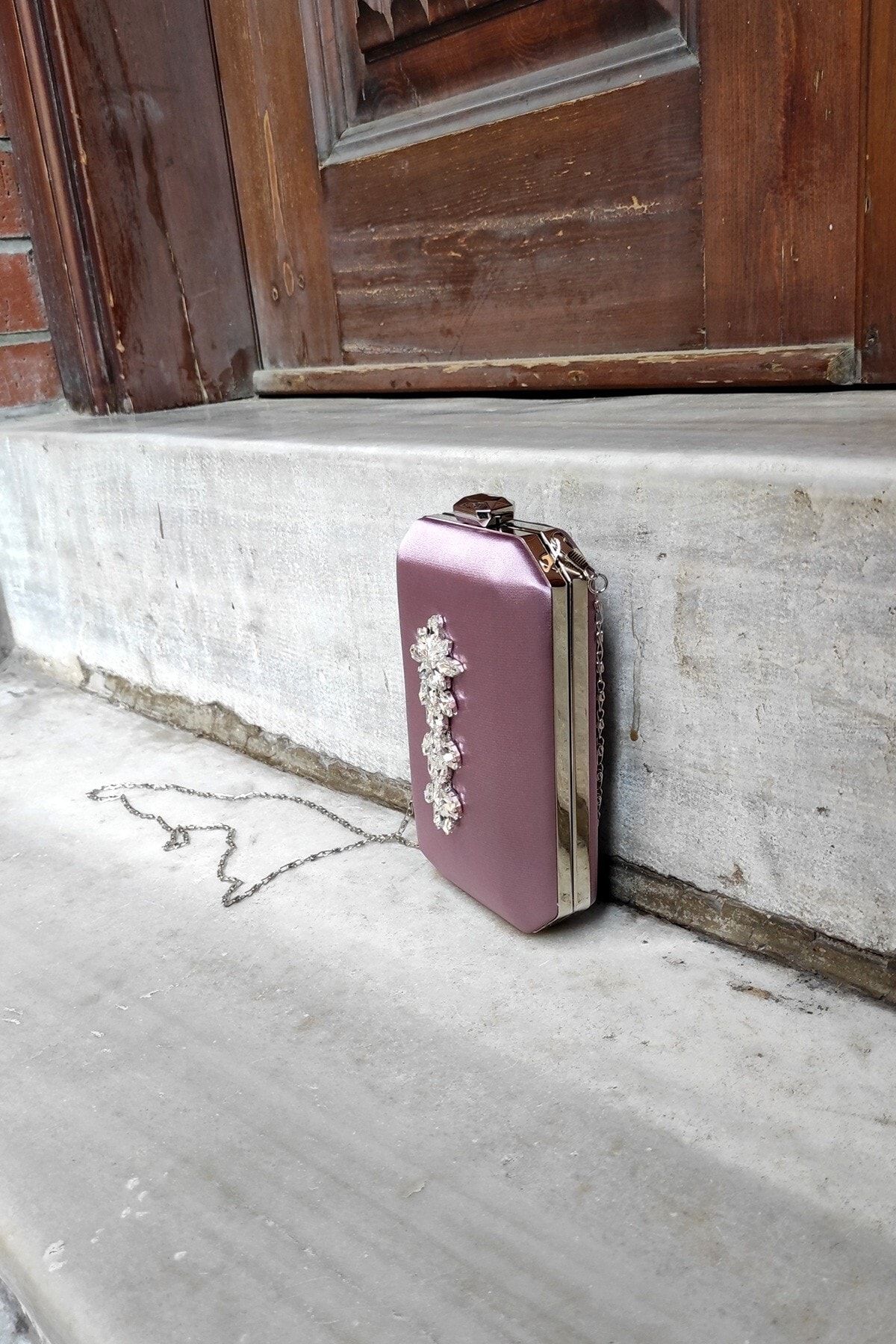 Blush new arrivals clutch flask