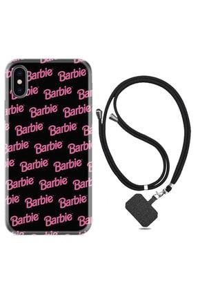 Apple Iphone Xs Max Kılıf Desenli Silikon Boyun Askılı Barbie 1404 ipliyenisuperseri91x7t6