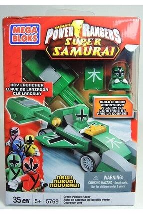 Power Rangers Super Samuraı Green Pocket Racer 35 Parça 3605