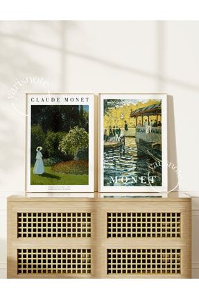 Claude Monet 2'li Set Çerçevesiz Poster TWOSET16