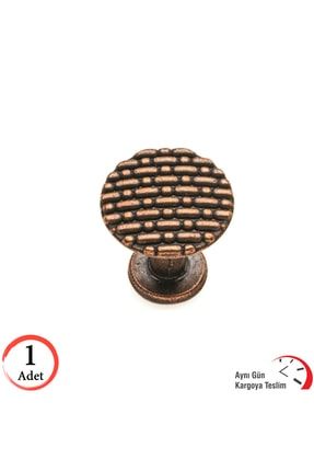 Düğme Kulp Dolap Kapak Çekmece Mobilya Kulpu Antik Bakır TYC00455567757