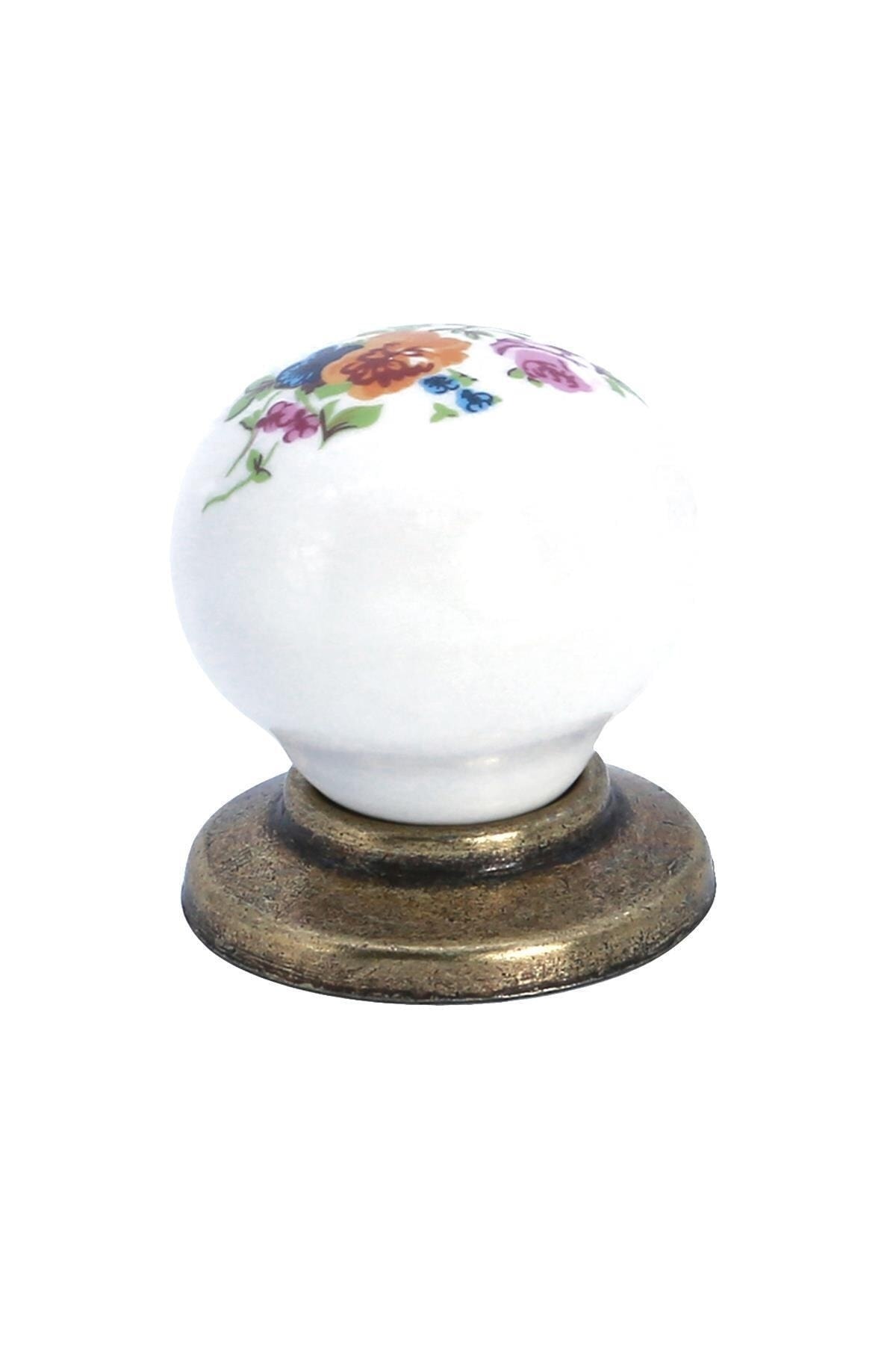 Arion Porselen GÖRÜNÜMLÜ Kulp Dolap Çekmece Mobilya Mutfak Çocuk Kulbu Yakut Düğme-stk2769