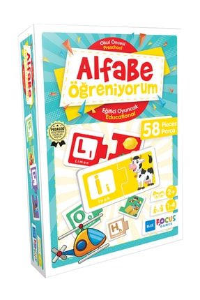 Alfabe Öğreniyorum Blue Focus Games 5426