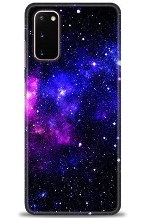 Samsung Galaxy S20 Kılıf Hd Baskılı Kılıf - Galaksi + Temperli Cam mmsm-s20-v-327-cm
