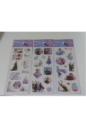 Elsa Frozen Karakterleri 3 Set Sticker 003ELSFRZ003