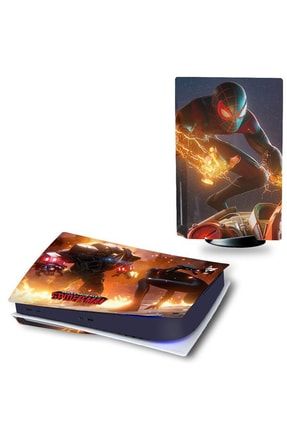 Spiderman Miles & Morales Playstation 5 Disk Edition Sticker Kaplama Seti PS5DSKED047