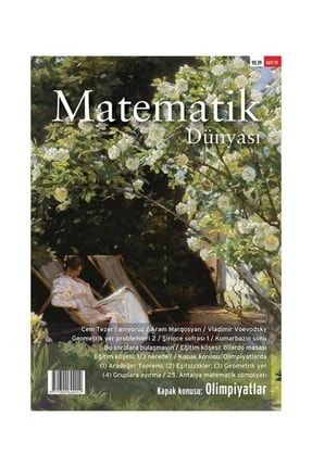 Matematik Dünyası Dergisi Sayı:111 Yıl:2022 713