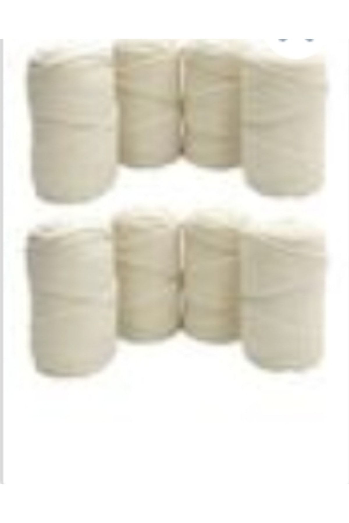 HÜKÜMRAN-Ecru Scannable Macrame Thread 2 Kg (250GRX8) 1