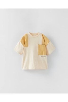 Erkek Kız Çoçuk 1-5 Yaş Patchwork T-shirt LO9056F