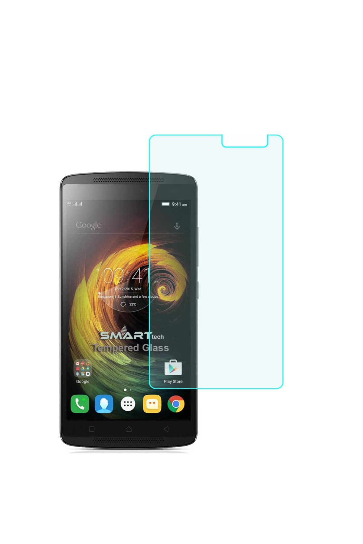 Smart Tech-Lenovo A7010 K4 Note Tempered Unbreakable Glass Screen Protector 2