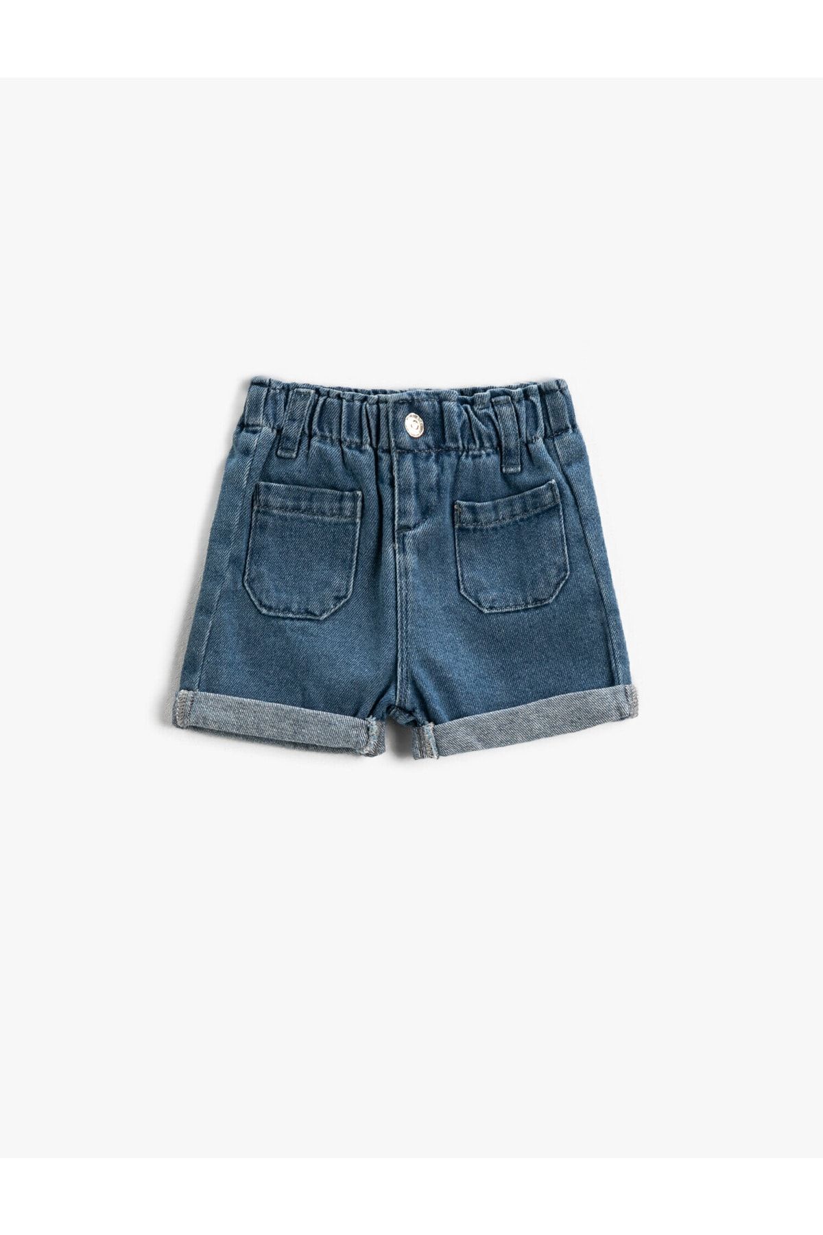 Koton Shorts Dunkelblau Mittlerer Bund Fast ausverkauft
