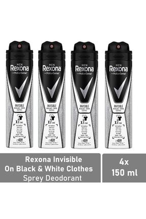 Men Deodorant Invisible On Black & White Clothes 150 Ml - 4'lü Avantaj Paketi TaBiiKi8690637880643-004