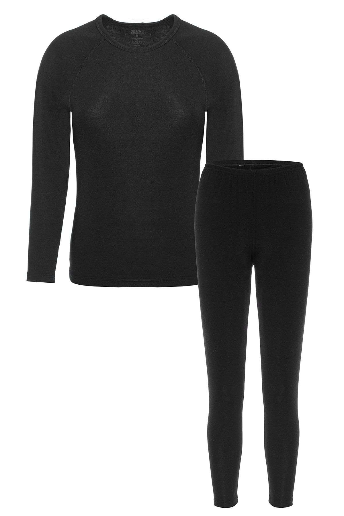 Tolin Women's Thermal Underwear Set Black 8290 - Trendyol