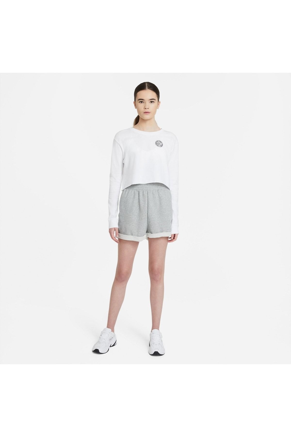 Nike Sportswear Femme Kadın Beyaz T-shirt Db9803-100 BY7715