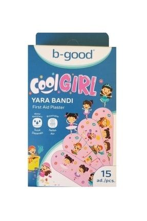 Cool Girl Kız Çocuk Yara Bandı 15'li BULUT5712