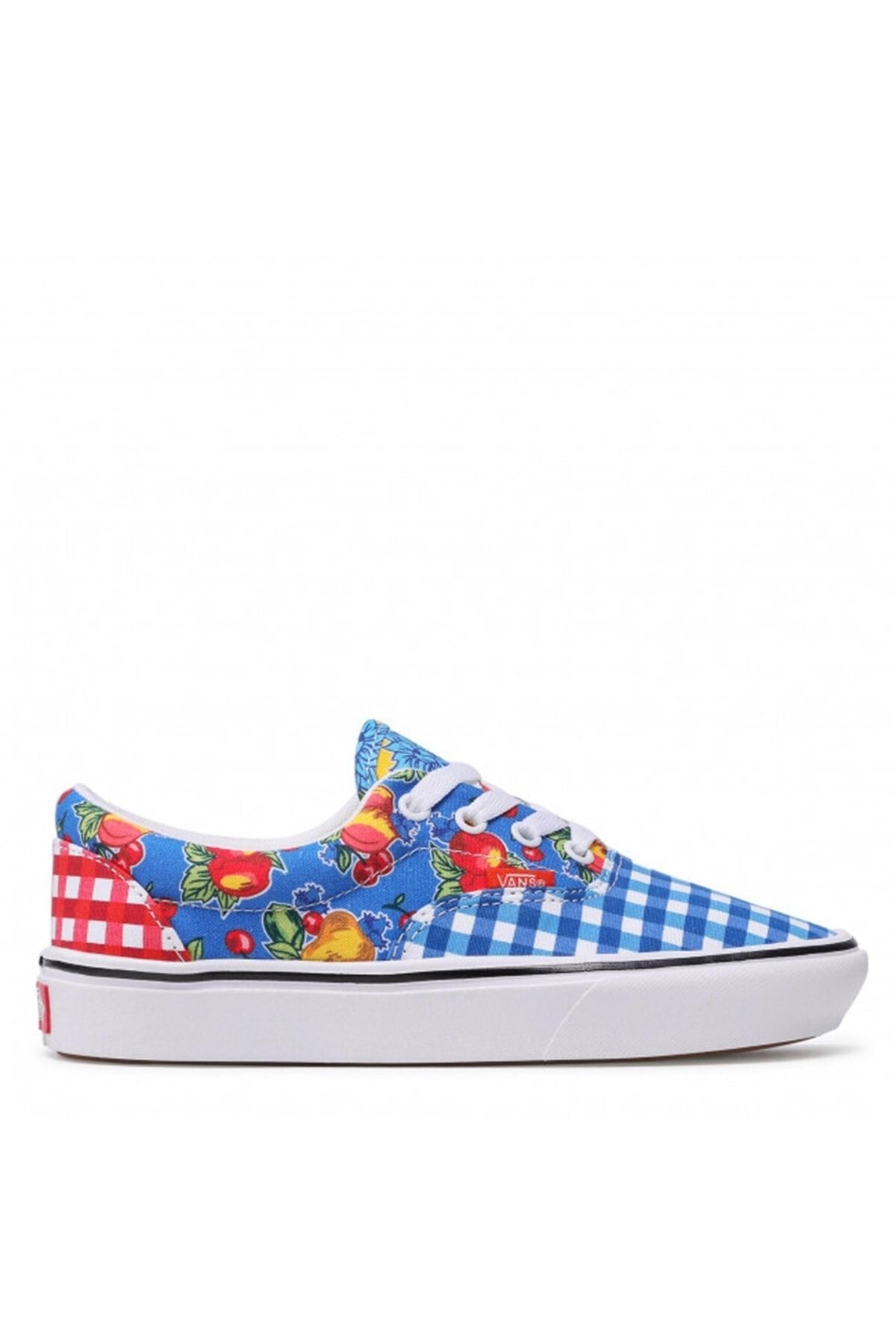 Vans era 2-tone checkered outlet blue e white skate shoes