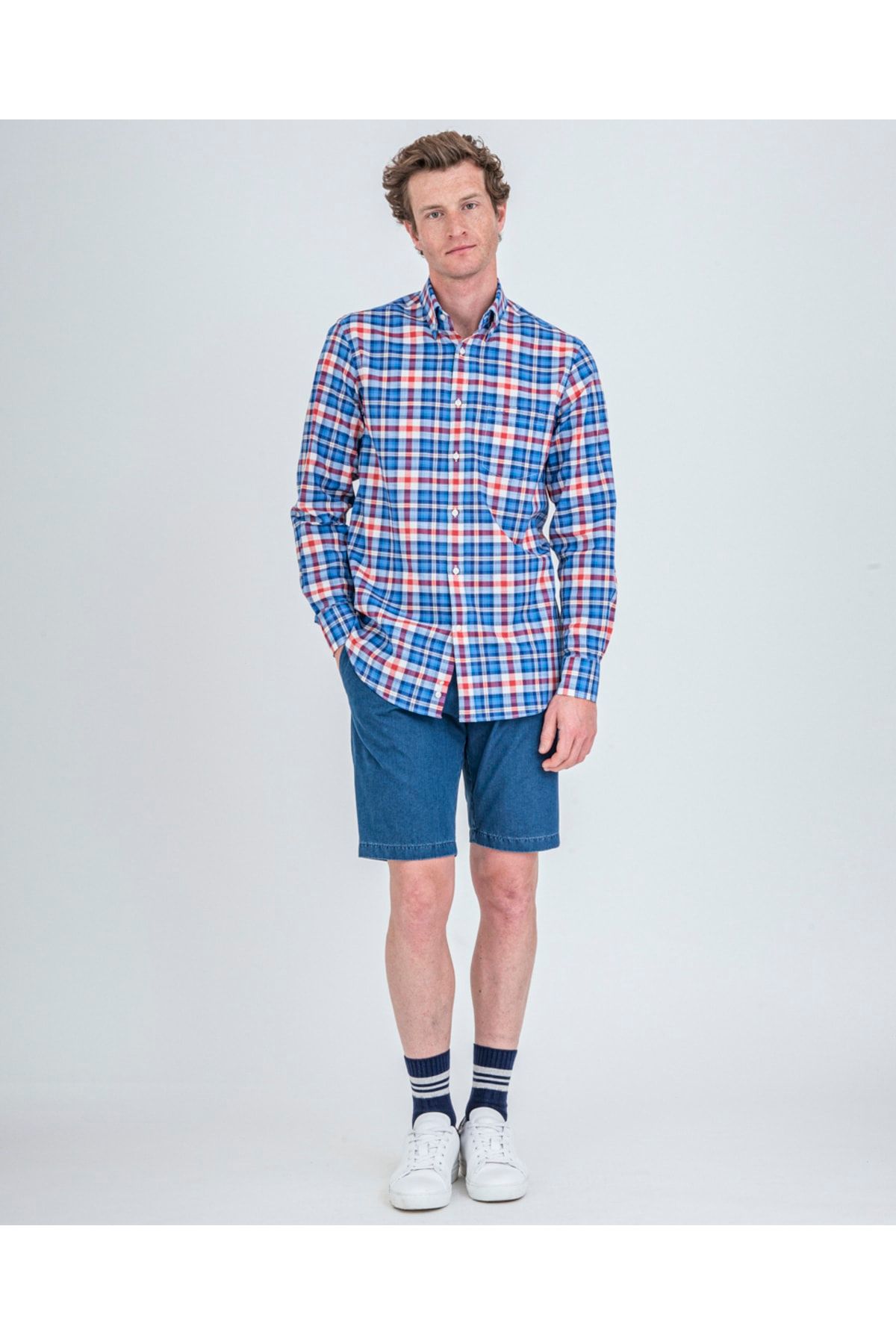 PAUL&SHARK-Algodon Fabric Shirt 4