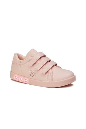 Oyo Işıklı Kız Çocuk Pudra Sneaker TYC00388138339