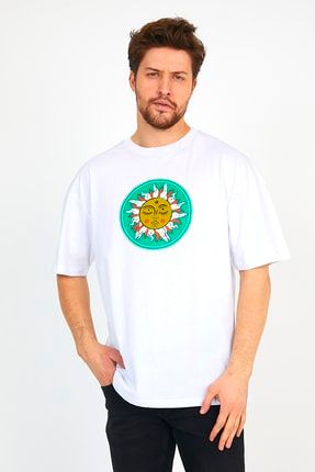 Sun Oversize T-shirt YAKALI-SUN-TSHİRT