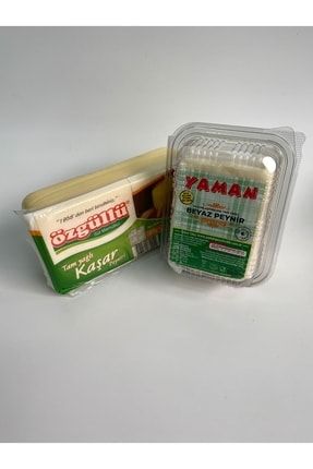 Yaman Tam Yağlı Koyun Peyniri (600-650 Gr) & Özgüllü Taze Kaşar Peyniri (1 Kg) G1006