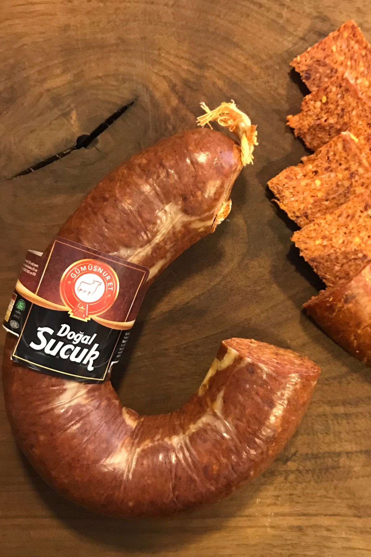 Gümüşnur Et Katkısız Doğal Fermente Sucuk 1 Kg