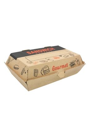 Sandwich Box ( Paket Servis Kutusu ) (200 ADET) 11*19*7.5 Cm FCPCK101