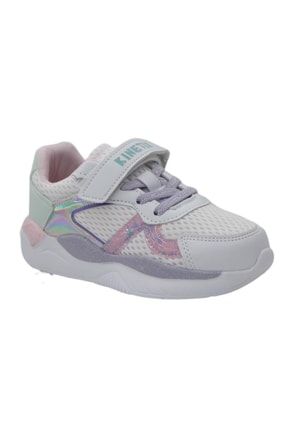 Pender Beyaz-lila-mint Kız Çocuk Sneaker Spor Ayakkabısı 10108345177AYBT