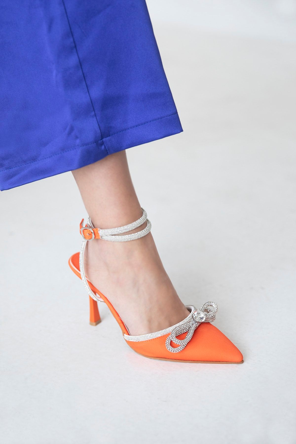 Blue Suede Heels Ankle Strap | Blue Heels Open Toe Ankle Strap - Stiletto  Heel - Aliexpress