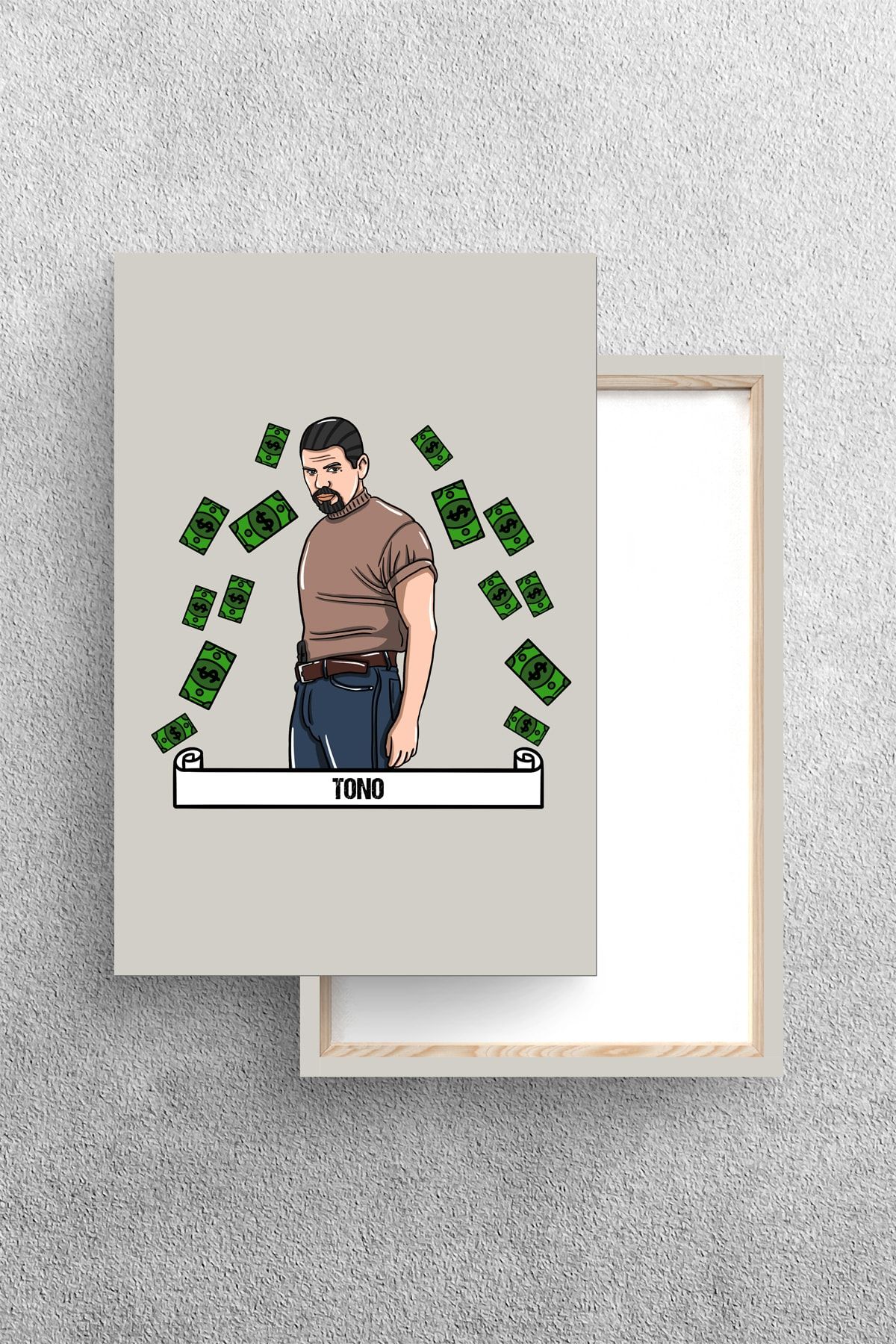 BSB Tono El Chapo Serisi Kanvas Duvar Salon Tablosu Fiyatı, Yorumları