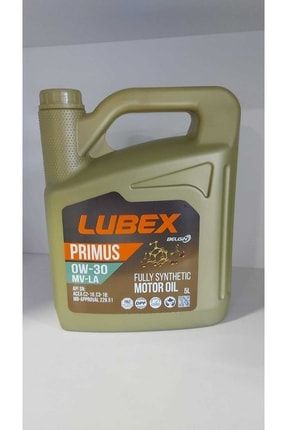 Prımus Mv-la 0w/30 5lt Üretim 09/2021 LUBEX 0W/30 5LT