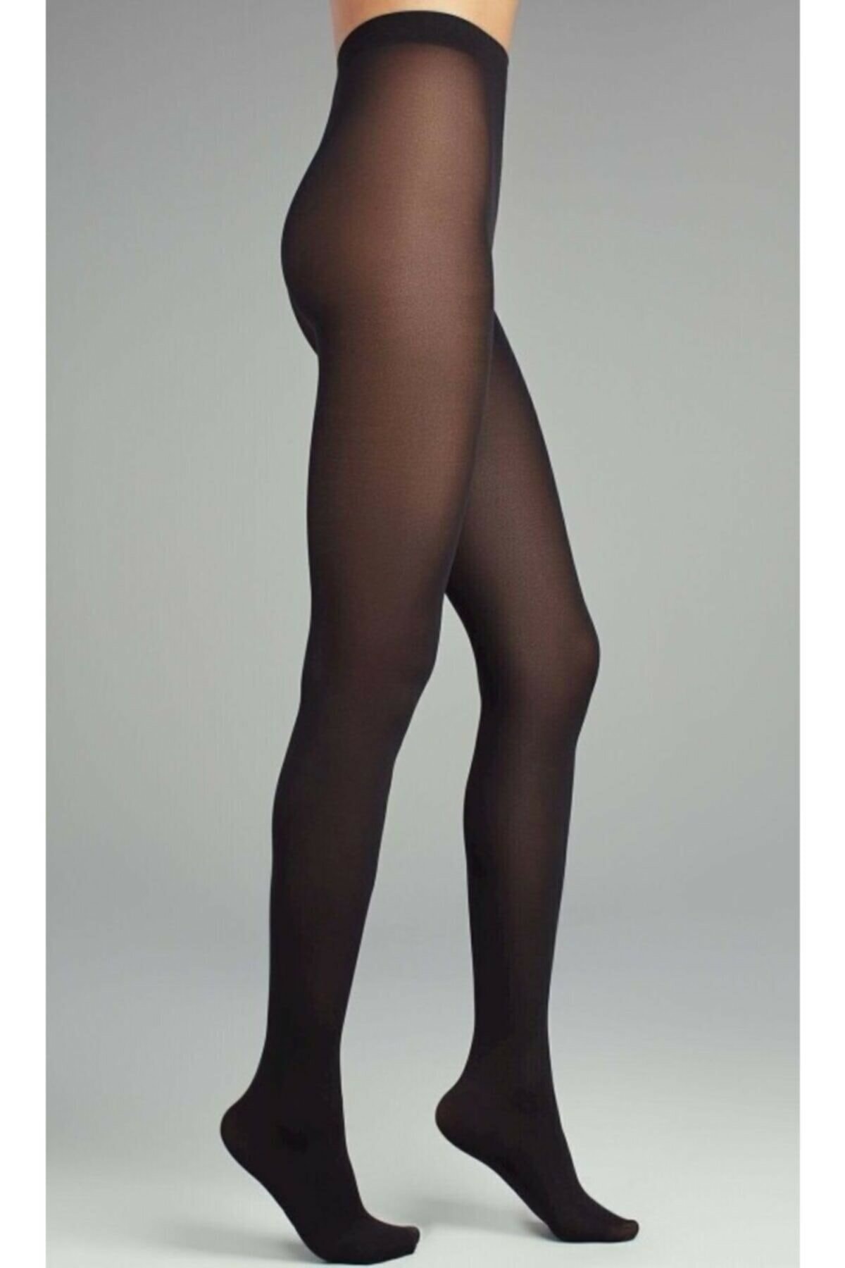 Penti Kadın Siyah Vega 40 Den Orta Kalın Parlak Külotlu Çorap NC9829
