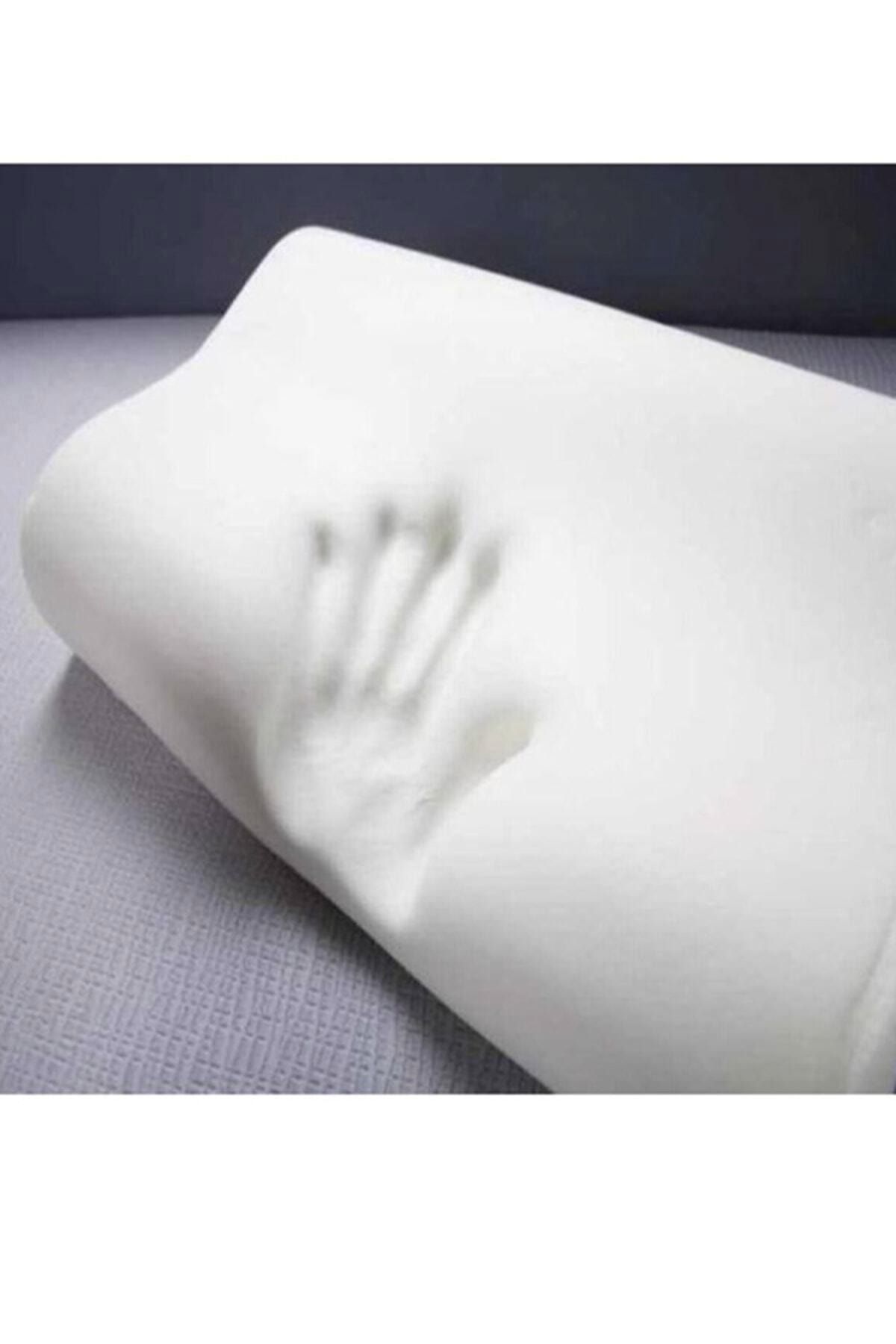 WHITEBLANCO Pernă Medicală Ortopedică Visco De Dimensiuni Mari Cu Suport Pentru Gât - One Size