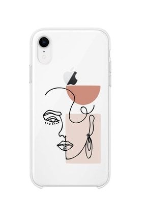 Iphone Xr Uyumlu Women Art Desenli Premium Şeffaf Silikon Kılıf XRŞEFFAF