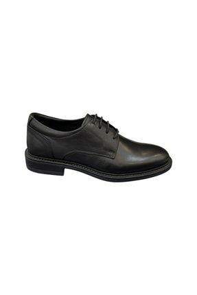 Hakiki Deri Siyah Bağcıklı Erkek Klasik Ayakkabı TUR5-BAHAR