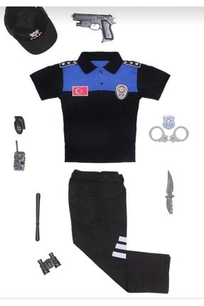 Polo Yaka Polis Elbisesi Ve Oyuncaklar Unisex TYC00455266911