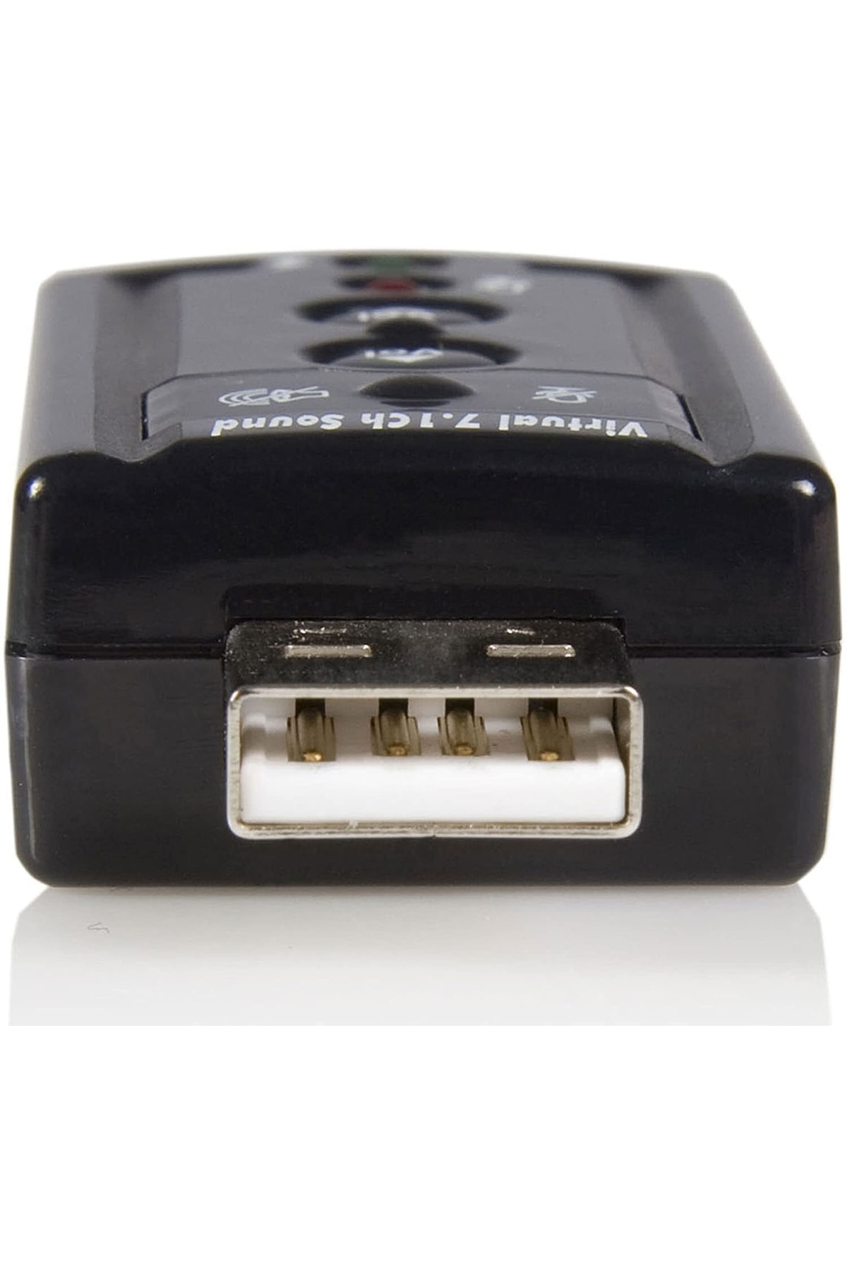 Usb Ses Kartı Virtual Sound Tak Kullan Kulaklık Mikrofon Çıkışı 7.1 Channel Harici Ses Kartı 4