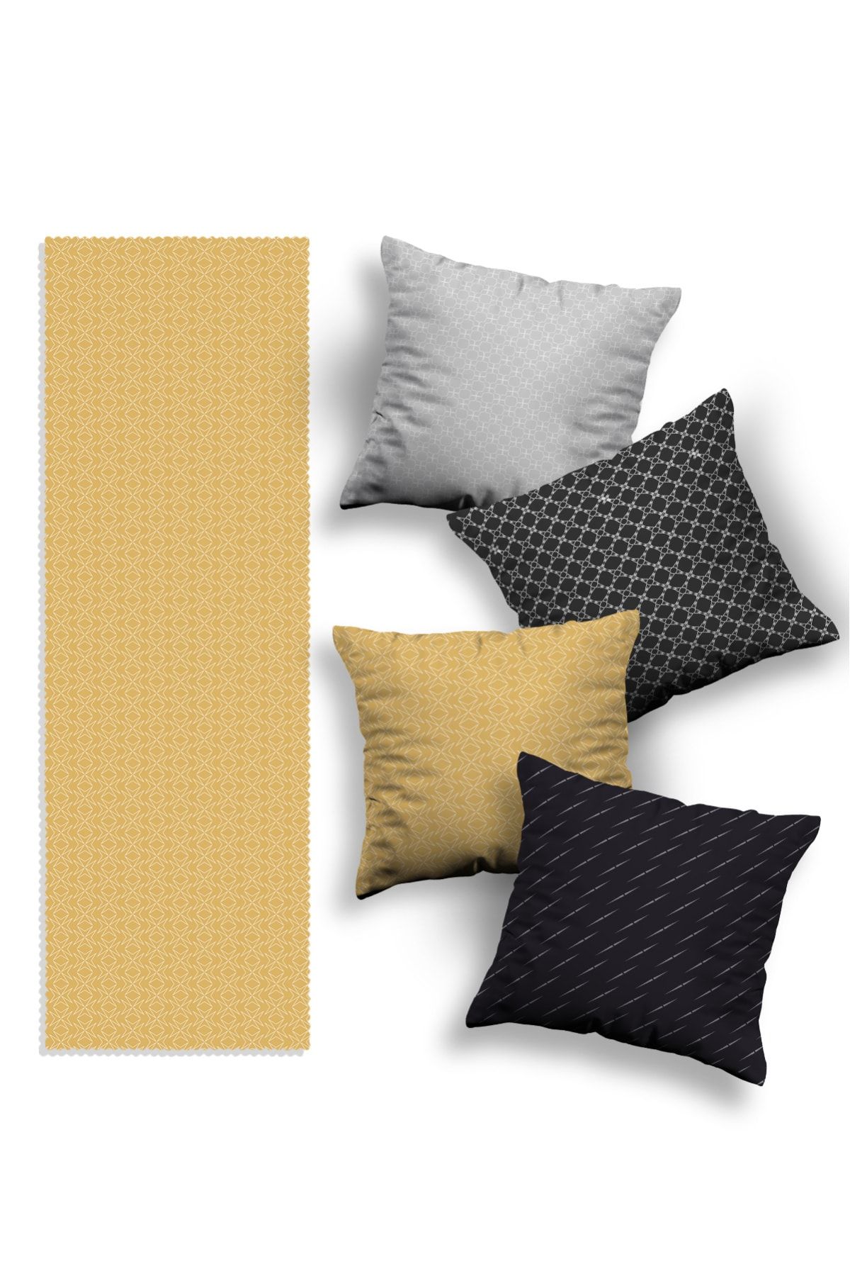 Pillow top covers yellow