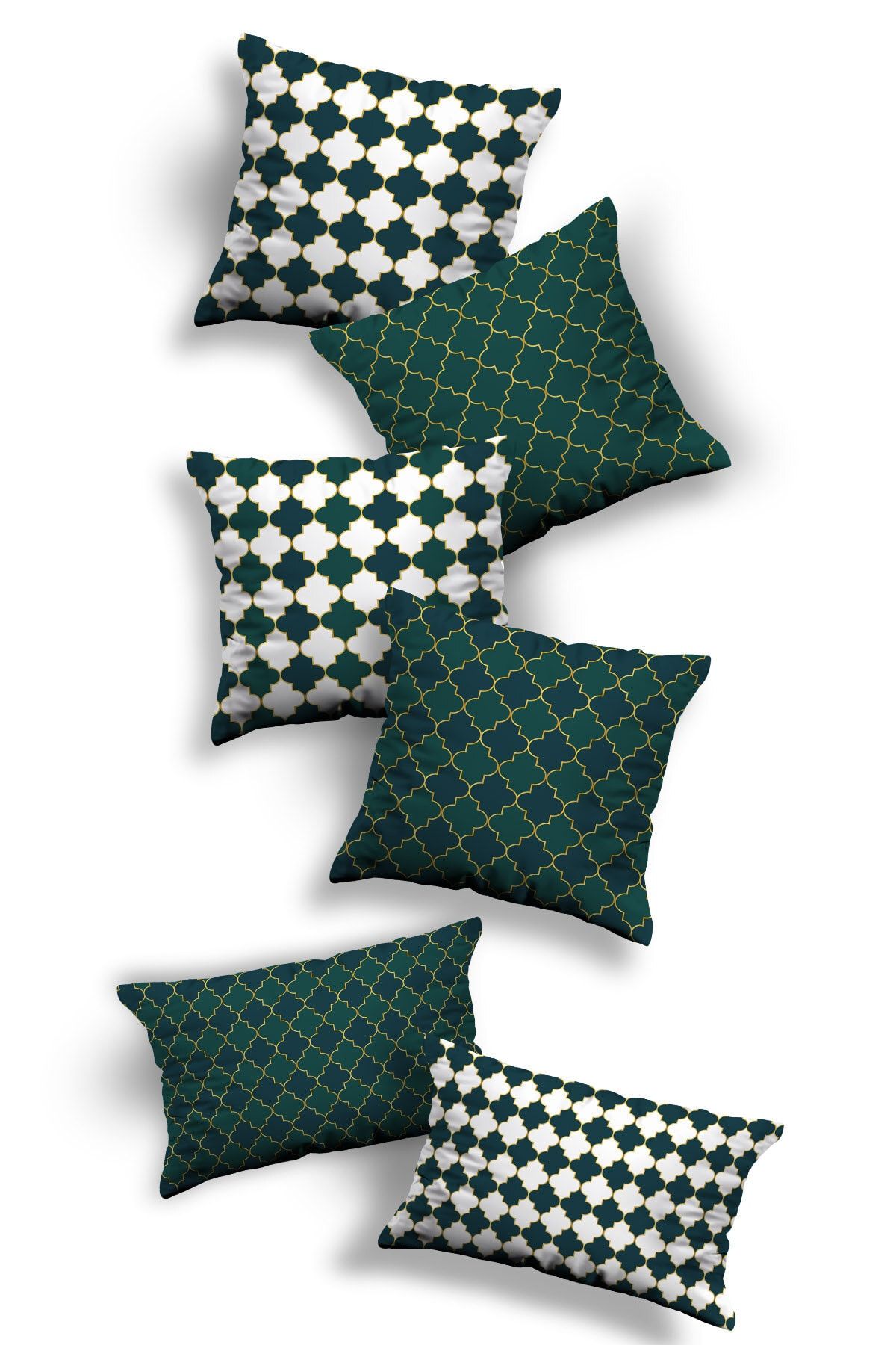 Four Square Geometric Throw Pillow