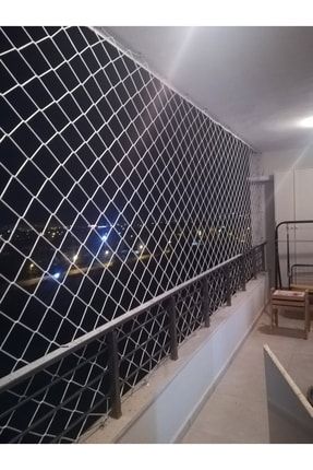 Balkon Koruma Ağı Filesi 3x4 Metre Toplam 12m2 Bahçe Kedi Kuş Önleme Güvenlik ART00002-F
