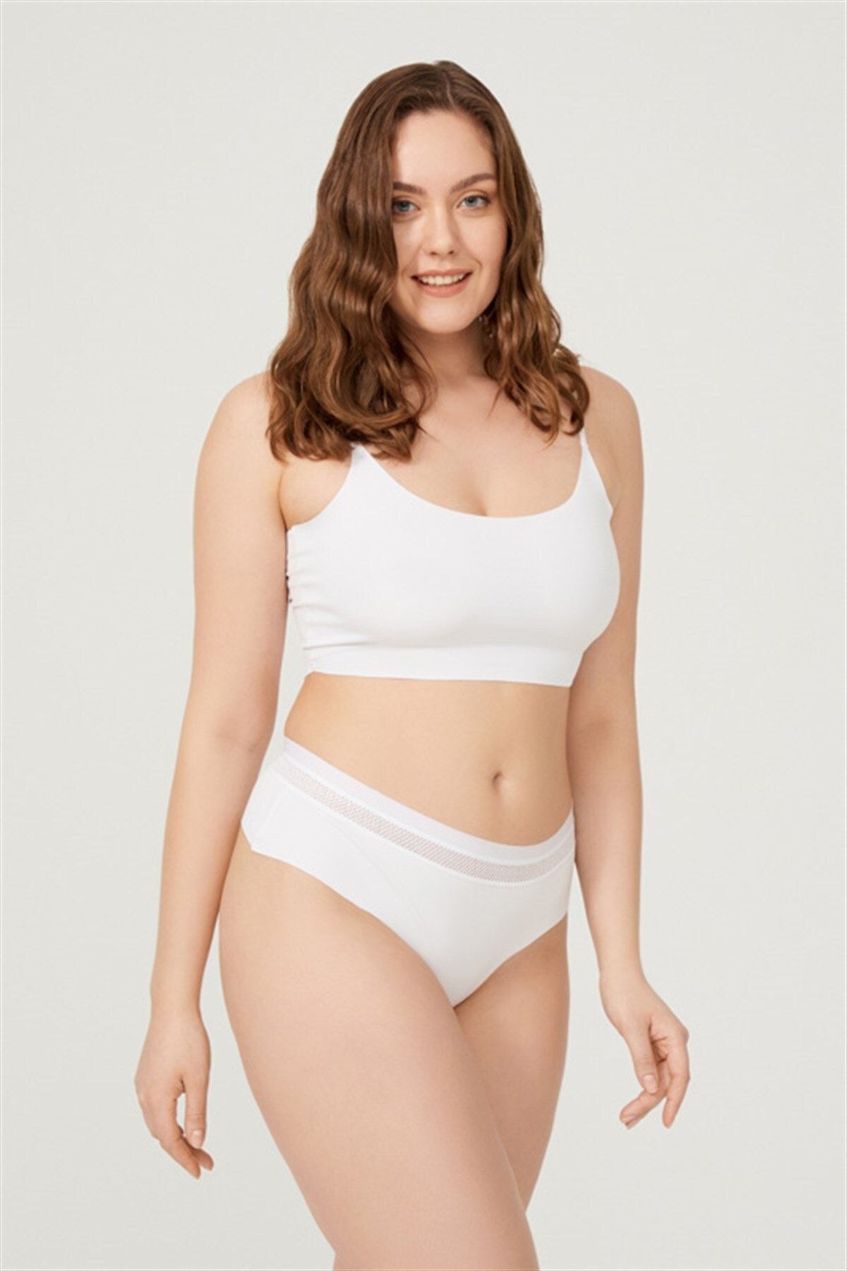 Cottonhill Lazer Kesim Lastik Detaylı Külot 5'li Paket SE8506
