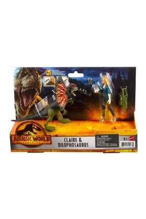 Jurassic World Karakter Ve Dinozor Figürü Paketi Claire & Dilophosaurus Hdx46-gwm28 GWM28