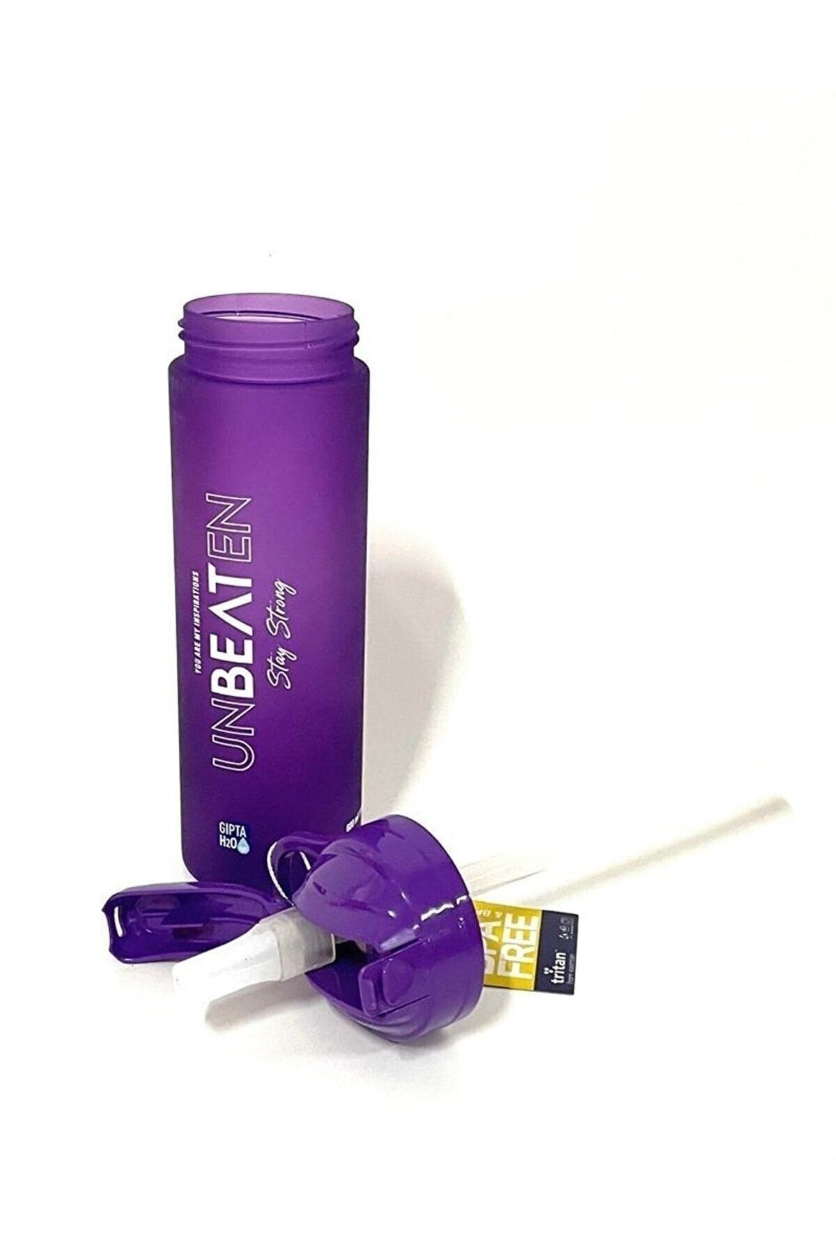 Gıpta-Unbeaten Tritan Patterned Flask with Straw 600ml 3