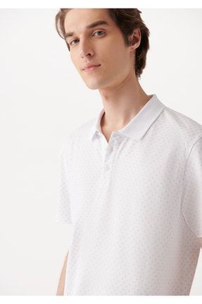 Beyaz Polo Tişört Regular Fit / Normal Kesim 8810532-620