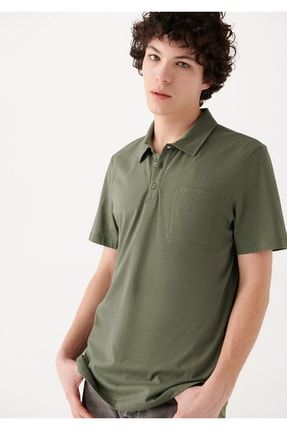 Yeşil Polo Tişört Regular Fit / Normal Kesim 8810529-71581