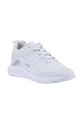 Spor Ayakkabı Cilt Beyaz Ultra Hafif Rahat Ortapedik J25932