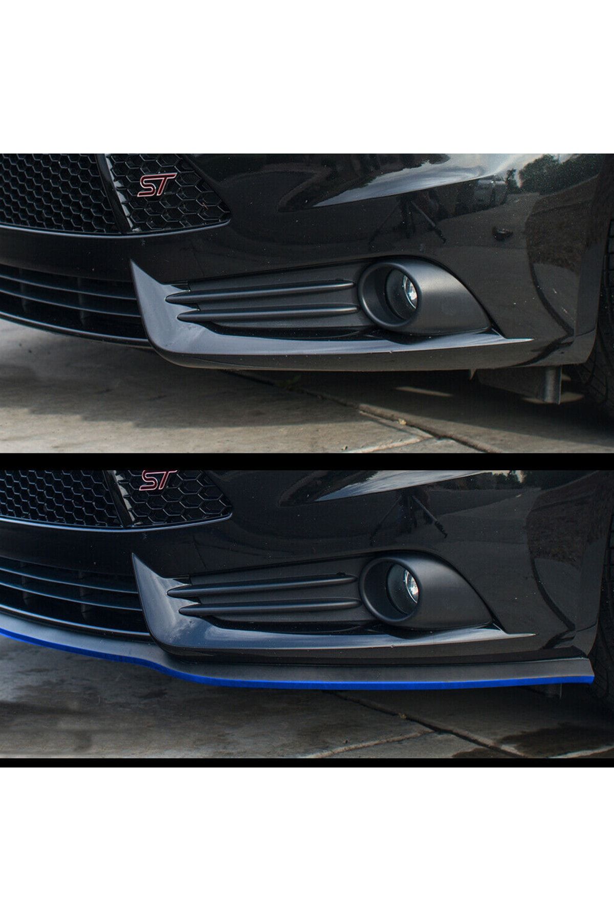 C9 Compatible with All Vehicles Black Blue Front Bumper Protector